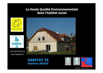 HABITAT 25 - Ascomade