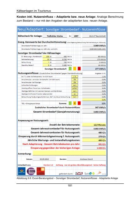 Kälteanlagen im Hotel- und Gastgewerbe - Energiesysteme der ...