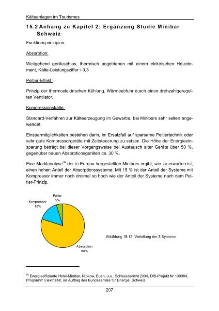 Kälteanlagen im Hotel- und Gastgewerbe - Energiesysteme der ...