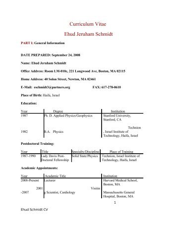 Curriculum Vitae - Surgical Planning Laboratory