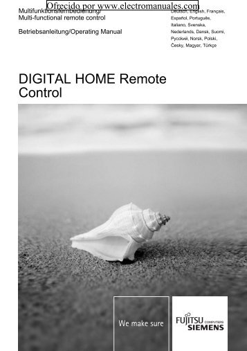 DIGITAL HOME Remote Control - Electromanuals.org