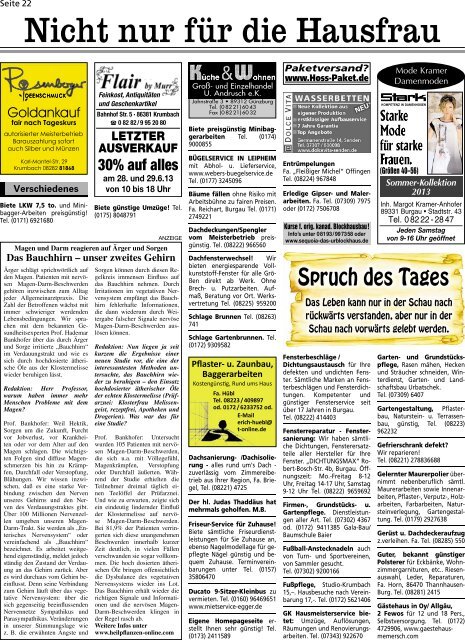 Schwaben echo bekanntschaften