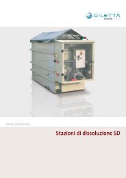 Stazioni di dissoluzione SD - Giletta