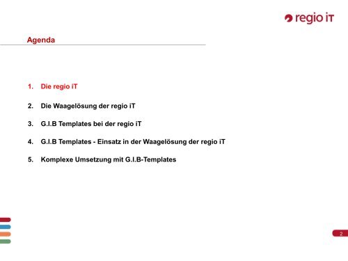 Komplexe Umsetzung mit GIB-Templates