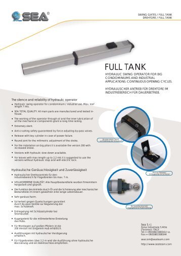 FULL TANK - tormax danmark a/s