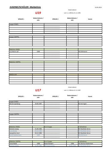 U19 U17 - Verein-im-netz.de