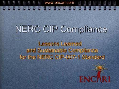 NERC CIP Compliance - SERC Home Page