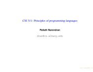 CSI 311: Principles of programming languages