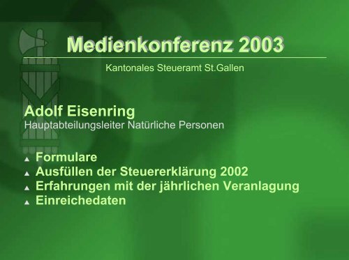 2003_01_09_Folien.pdf - Steuern St. Gallen