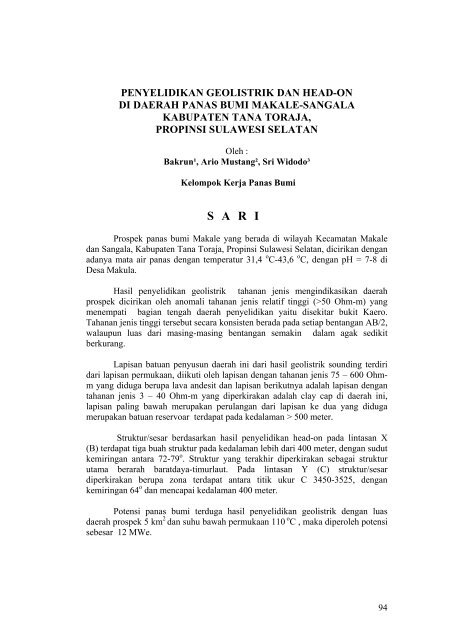 inventarisasi endapan batubara marginal - Pusat Sumber Daya ...