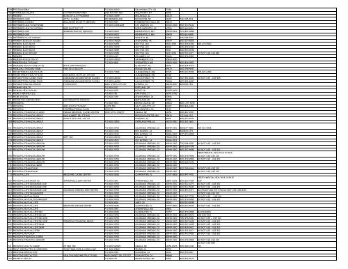 June 07 Carrier Codes - Montana Medicaid Provider Information