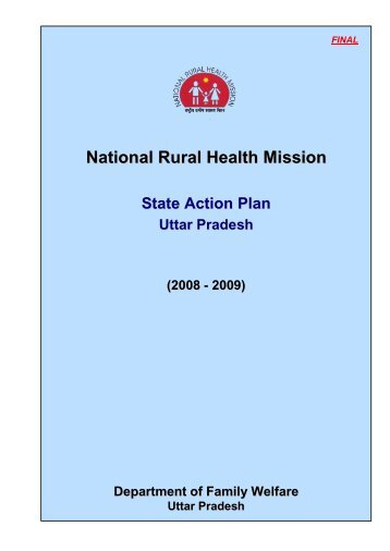 Project Implementation Plan for 2008-09 - national rural health mission