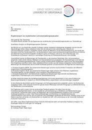 Der Rektor - StuPa Greifswald Das Studierendenparlament der ...