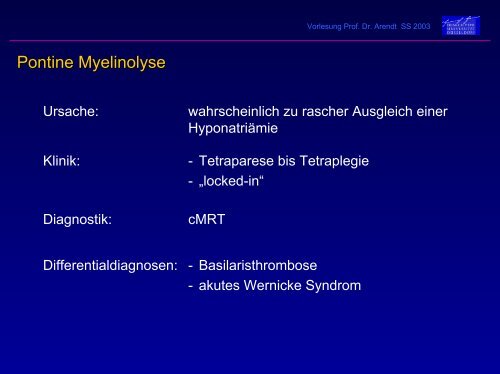 Neurologische NotfÃ¤lle - Neurologische Klinik