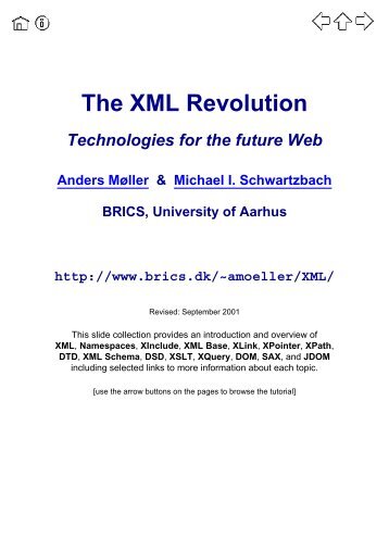 XML tutorial: The XML Revolution