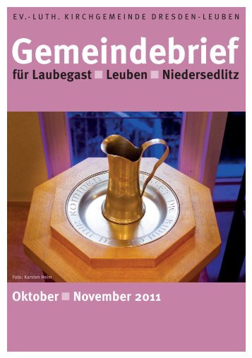 Gemeindebrief Oktober / November 2011 - Ev.
