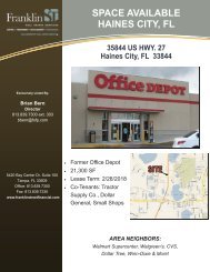 Former Office Depot - Haines City - Franklin Street Financial