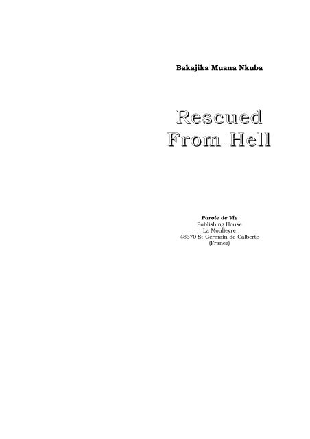 Rescued from Hell: Bakajika Muana Nkuba