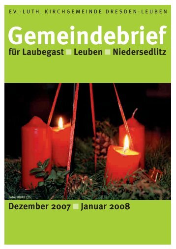 Gemeindebrief Dezember 2007/Januar 2008 - Ev.