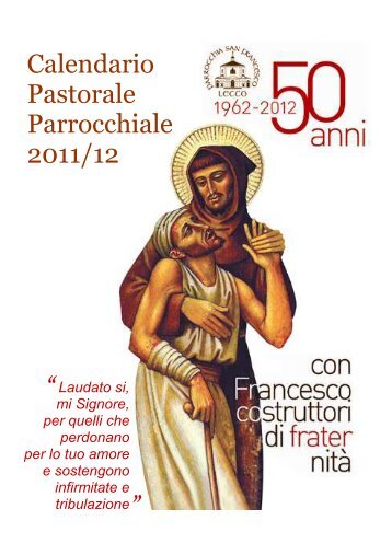 Calendario Pastorale Parrocchiale 2011/12