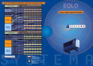 Nagrzewnica gazowa EOLO - folder
