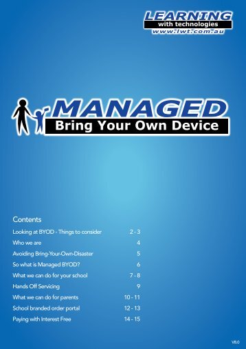 Bring Your Own Device MANAGED - Learning with Technologies