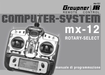 Bedienungsanleitung Graupner JR mx-12 (italienische Version) - ROKE