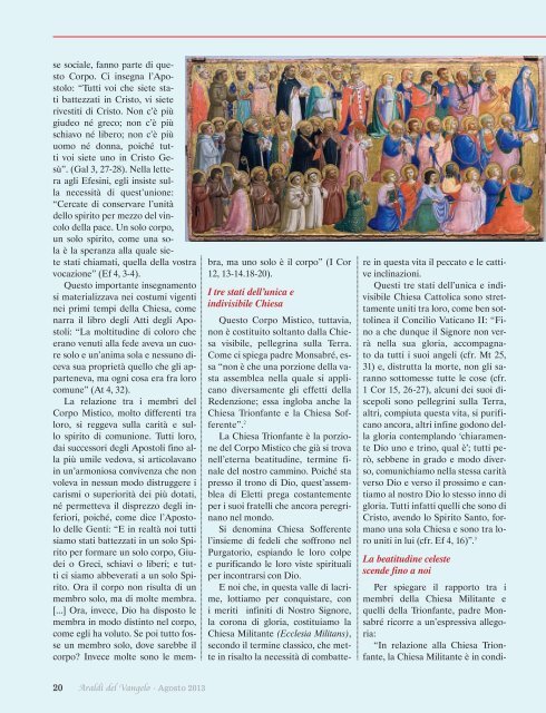 scarica qui la rivista di agosto 2013 in formato PDF - Salvamiregina.it