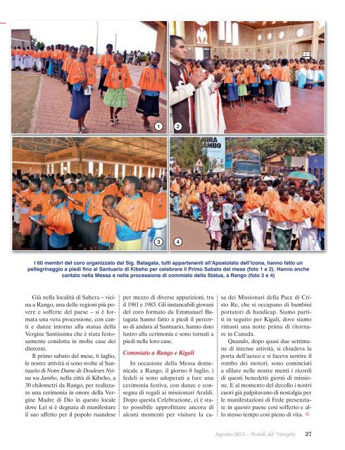 scarica qui la rivista di agosto 2013 in formato PDF - Salvamiregina.it