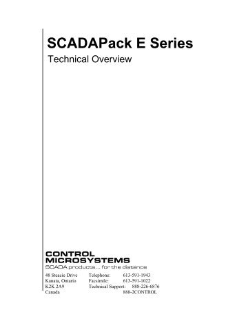 SCADAPack E Series - Koning & Hartman