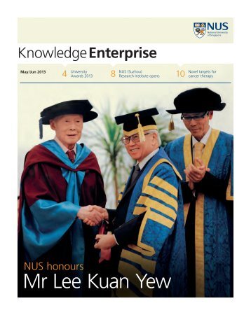 Mr Lee Kuan Yew - NewsHub - National University of Singapore