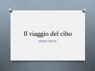 Il viaggio del cibo