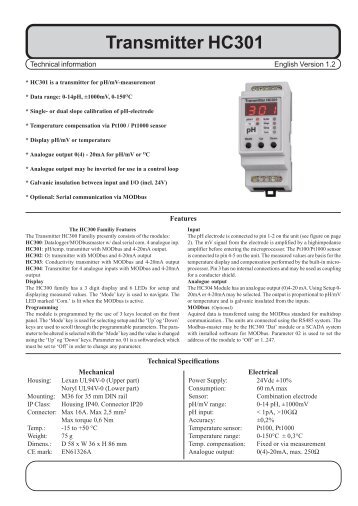 Transmitter HC301 - Interempresas
