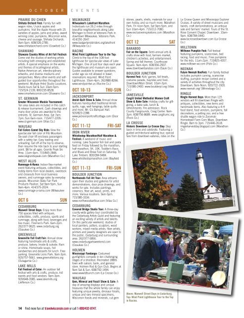 fall-winter guide - Wisconsin Department of Tourism