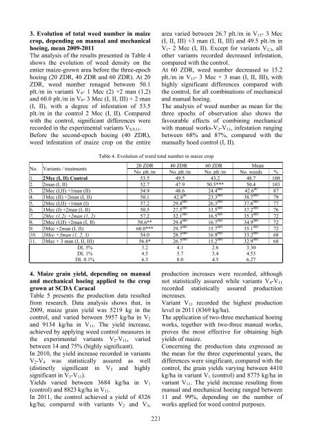 Scientific Papers Series A. Agronomy