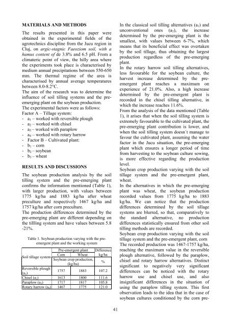 Scientific Papers Series A. Agronomy