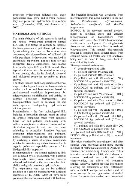 Scientific Papers Series A. Agronomy