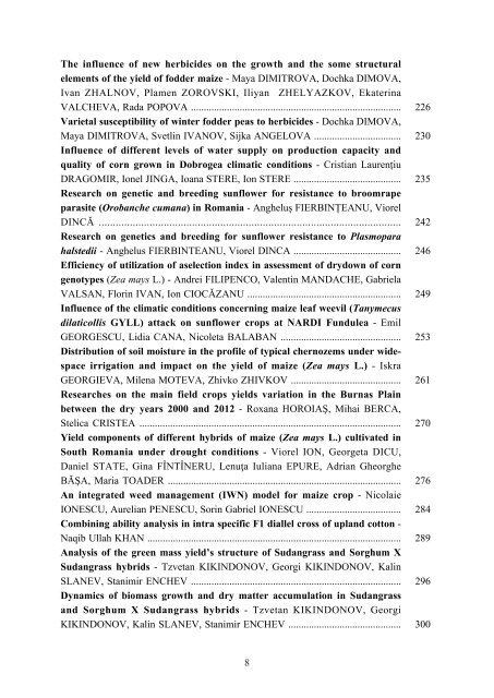 Scientific Papers Series A. Agronomy