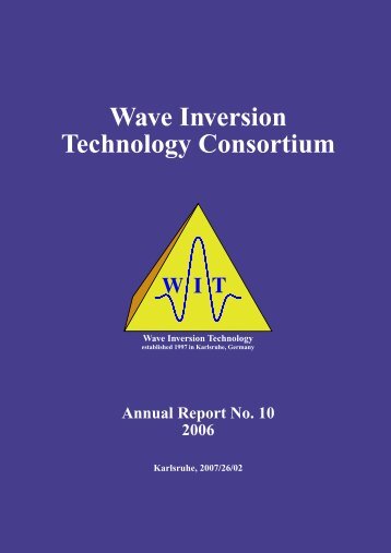 Annual WIT-Report 2006 - WIT - ZMAW