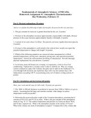 ATMO 436a Homework Assignment #1 - Department of Atmospheric ...