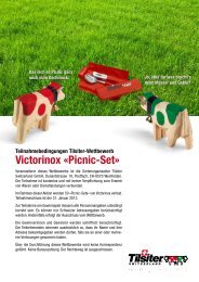 Victorinox «Picnic-Set» - Tilsiter Switzerland