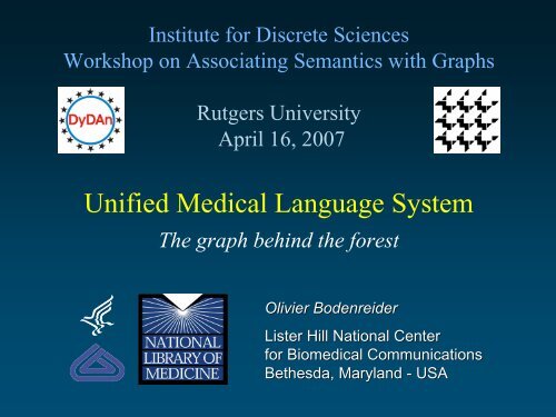 UMLS: The Graph Behind the Forest - Medical Ontology Research