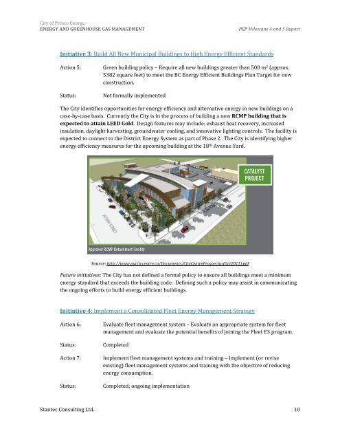 Corporate and Community Update for Greenhouse Gas Emissions ...