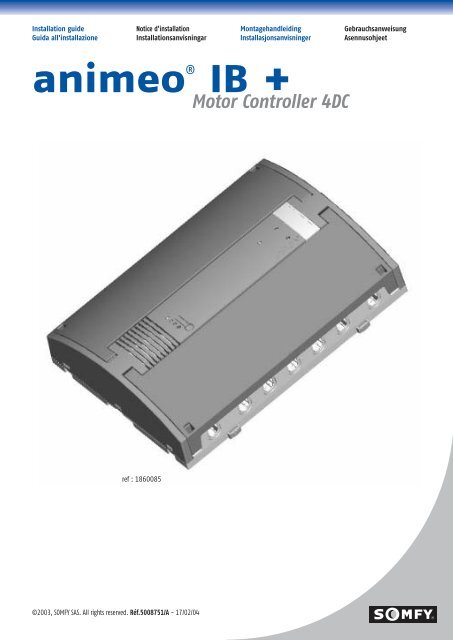 Power DC 4,5 - Somfy Architecture