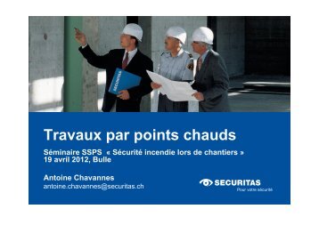 Travaux par points chauds - VBSF