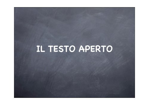 Testo Aperto