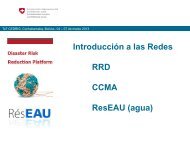 La red de RRD - SDC Climate Change and Environment Network