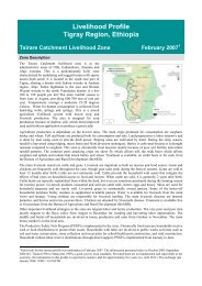 Tsirare Catchment Livelihood Zone Report
