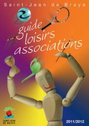 Guide associations et loisirs 2011 / 2012 (pdf - 1 - Ville de Saint ...