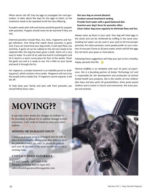 Download the PDF Version - Dogs Naturally Magazine